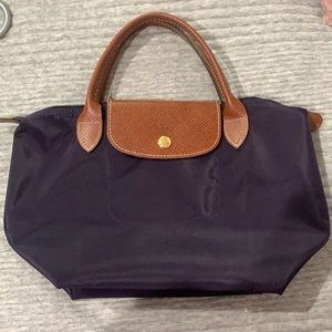 Long champ le pliage top handle bag small
